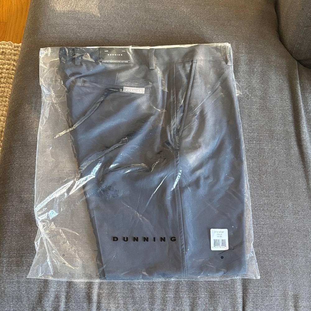 Dunning golf halo pants navy brand new in bag men’s 35x30